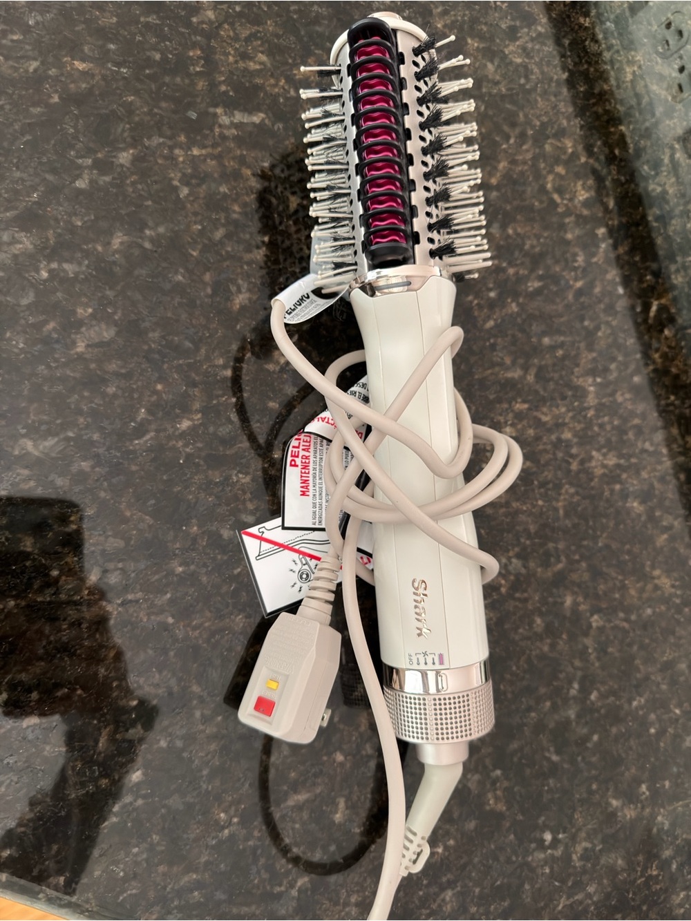 Shark Hot Air Brush with Bristle Barrel